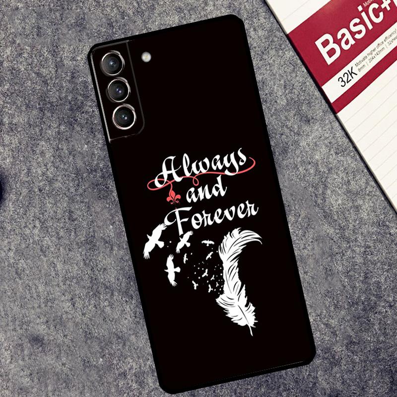 

The Vampire Diaries Always And Forever Case For Samsung Galaxy S24 S23 S22 S21 Ultra Plus Note 10 Note 20 S8 S9 S10 S20 FE Cover Galaxy S21