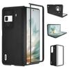 For Honor Magic Vs3 5G Case Black Edge Genuine Cow Leather PC Phone Cover