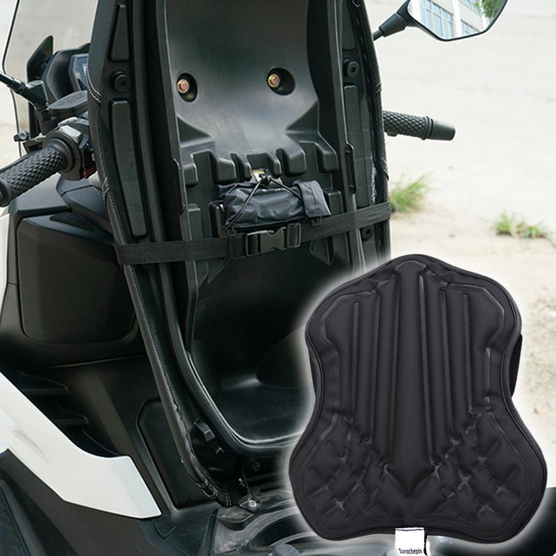 For Most Models Can Be Installed Motorcycle Seats Breathable Inflatable Seat Cover Mat Shock Absorption Non-slip Cycle Seat Pads