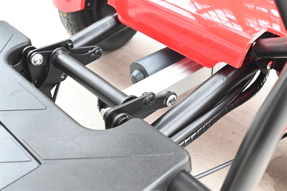 Trotinette Électrique Pliante Certifiée CE | Puissance 500W, Autonomie 50KM | 4 Roues avec Freins à Double Disque et Éclairage LED - Ultra-Sécurisée pour les Personnes Âgées
