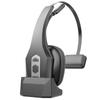 Wireless Noise Cancelling Headset Featuring Charging Base and Extended Battery Life for Clear Communication