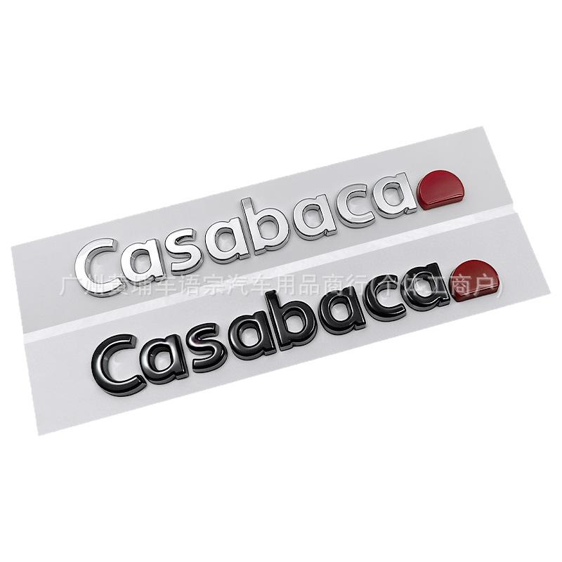 ABS Car Letter Emblem Badge Sticker Modified Rear Tailgate Logo Decal Auto Side Marker Label Accessories Fit For Subaru Casabaca VV999