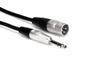 Hosa XLR Canon Female to Stereo Phone Male Audio Cable, 1.5m, HXS-005