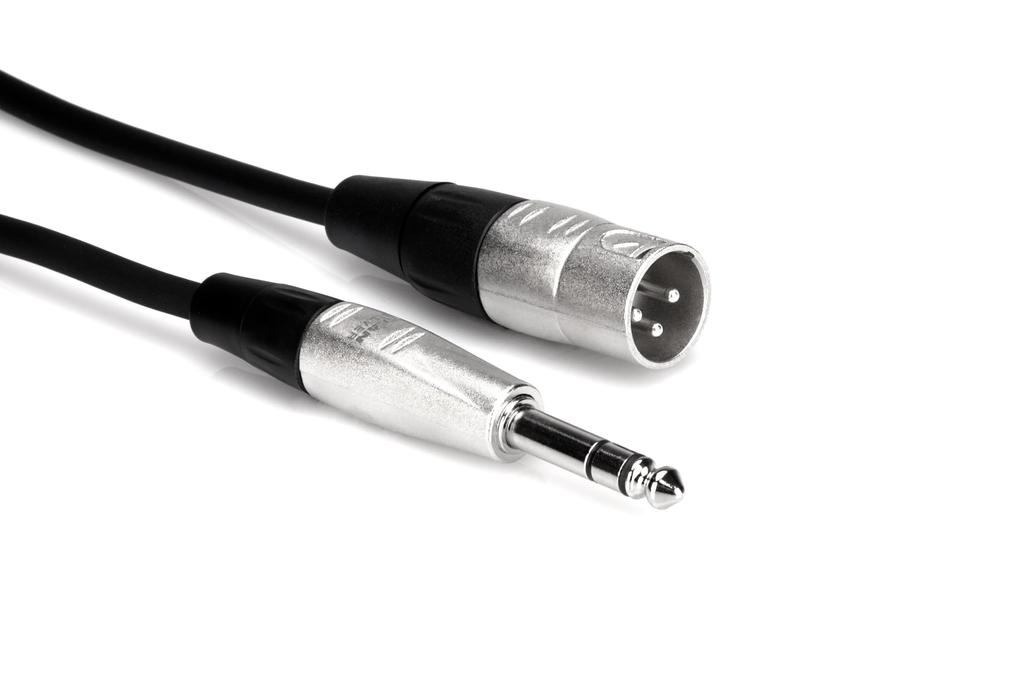 Hosa XLR Canon Female to Stereo Phone Male Audio Cable, 1.5m, HXS-005