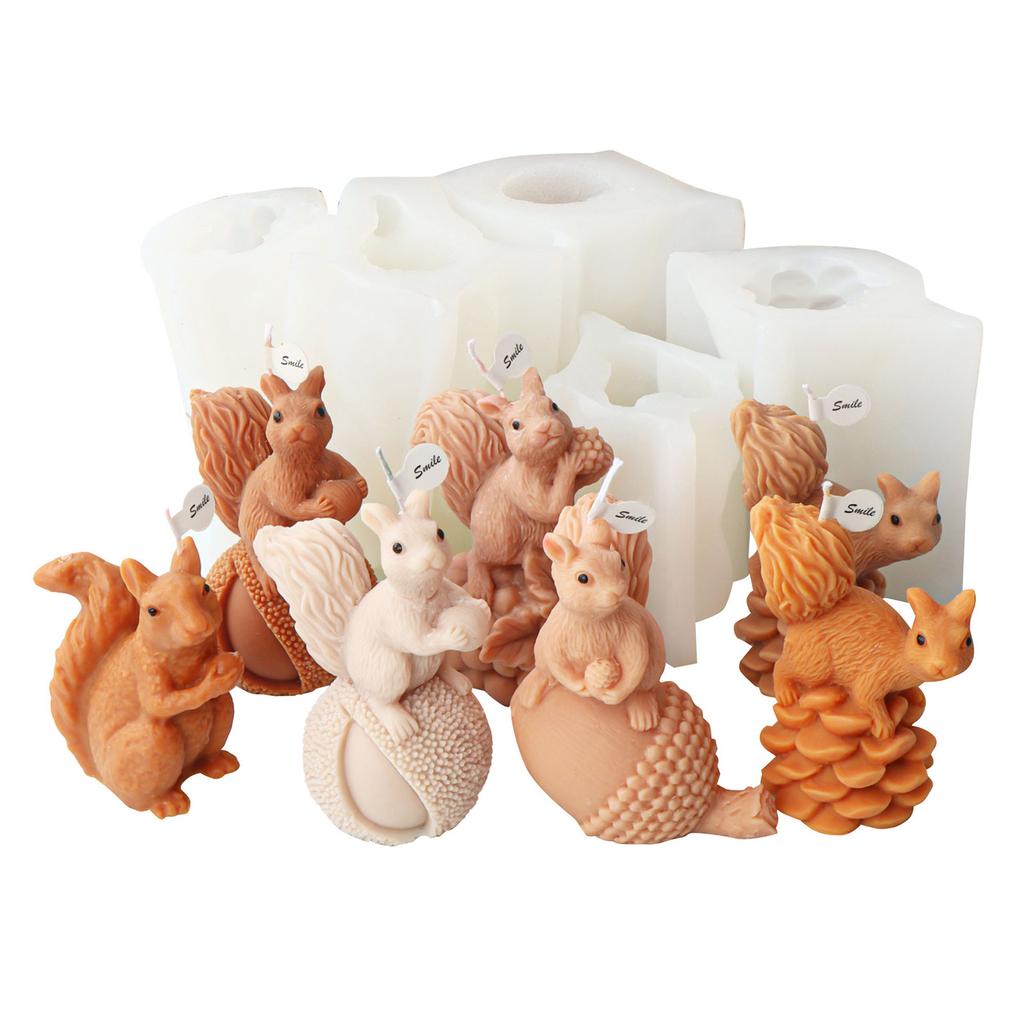 Silicone Crafts Mold Reusable Casting Epoxy Mold 3D Candle Making Geometric Mold Silicone DIY 3D Handicrafts Resin Molds