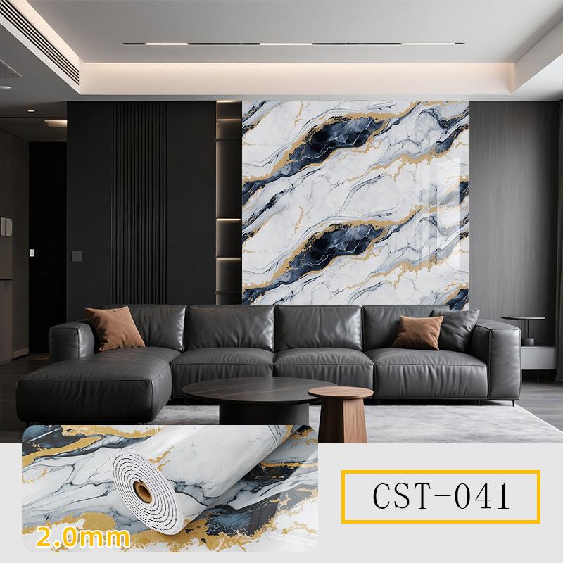 Roll-up Fliesenaufkleber Tapete Selbstklebend Wasserdichte Tapete Verdickter Marmor Verdickte Rolle Dekorative Wandaufkleber