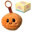 1-12Pcs Squishy Dumpling Plush Kawaii Keychain Facial Expression Plush Cartoon Stuffed Doll Kawaii Toy Room Decor Children Gifts