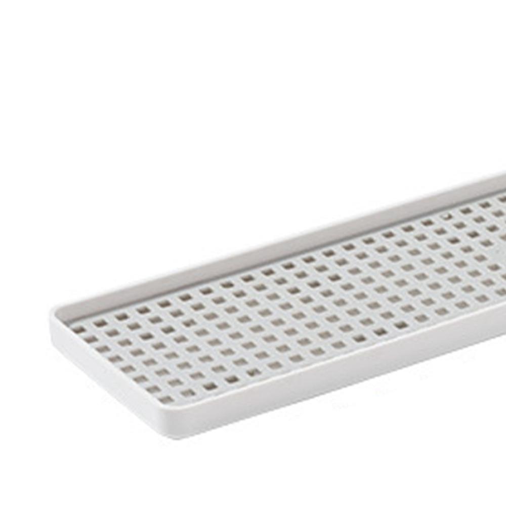 Double Tier Draining Tray Hollow Draining Tableware Tray Drain Holder Tableware Drying