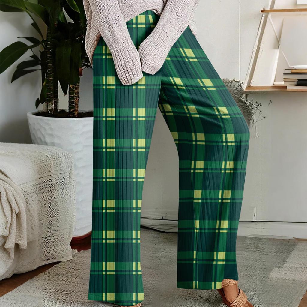 Pajama Pants, Sleepwear, Casual Drawstring Elastic Waist Pants, Comfortable Straight-leg Loose Pants