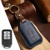 Genuine Leather Key Cover for Honda Civic & Accord - Full Wrap Cowhide Protection