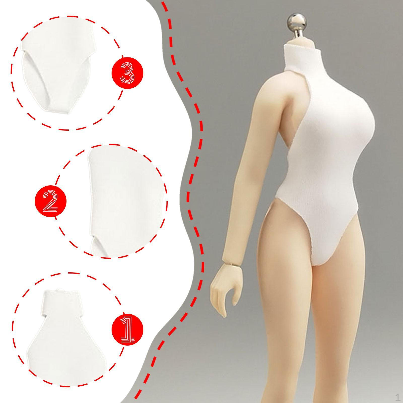 

Одежда для экшн-фигурки 1/12 Костюм Купальник Комбинезон Повседневная Модная Одежда Миниатюрная Одежда для белый