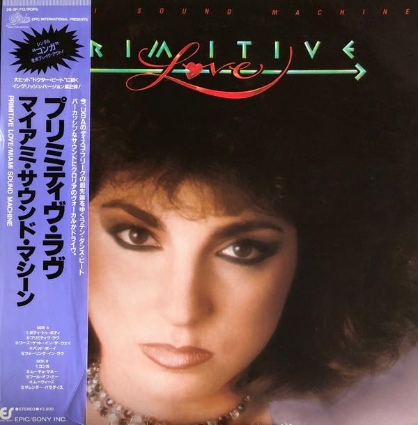 LP Record MIAMI SOUND MACHINE - Primitive Love 283P712 EPIC 1985 Japan Obi Dance & Electronica Used