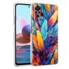 Transparent Phone Case for Redmi 13C 12C 10C Note 13 12 11 11T K40 Plus Pro 5G Soft TPU Shell Fashion Gradient Feather Pattern