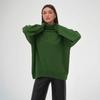 Solid Colour High Neck Sweater Autumn Winter Comfortable Loose Classic Versatile Pullover Sweater Luxurious Relaxed-fit Slimming and Versatile Top