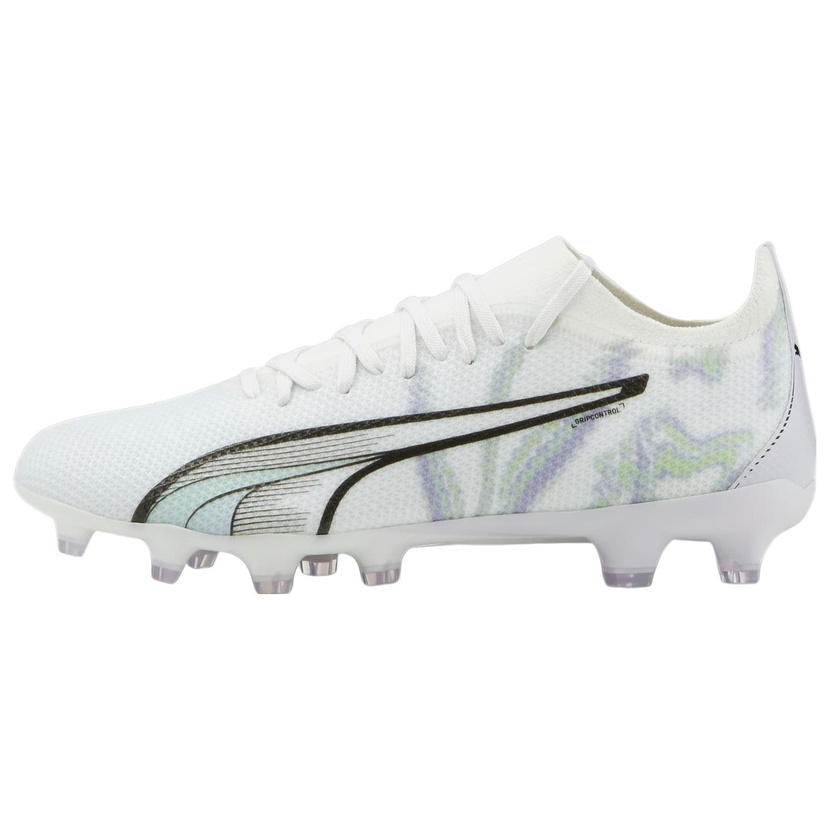 

New PUMA Ultra Match Brilliance FG/AG White Grey Women s 107405-01 40.5