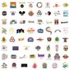60 New Bonnaroo Graffiti Stickers Decorate Notebook Suitcase Personality Stickers