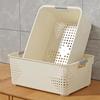 Stackable Vented Organizer Baskets Multi Size with Handles for Efficient Office Supplies Storage