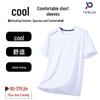 Herren Plus Size Leichtes Rundhals-Kurzarm-T-Shirt
