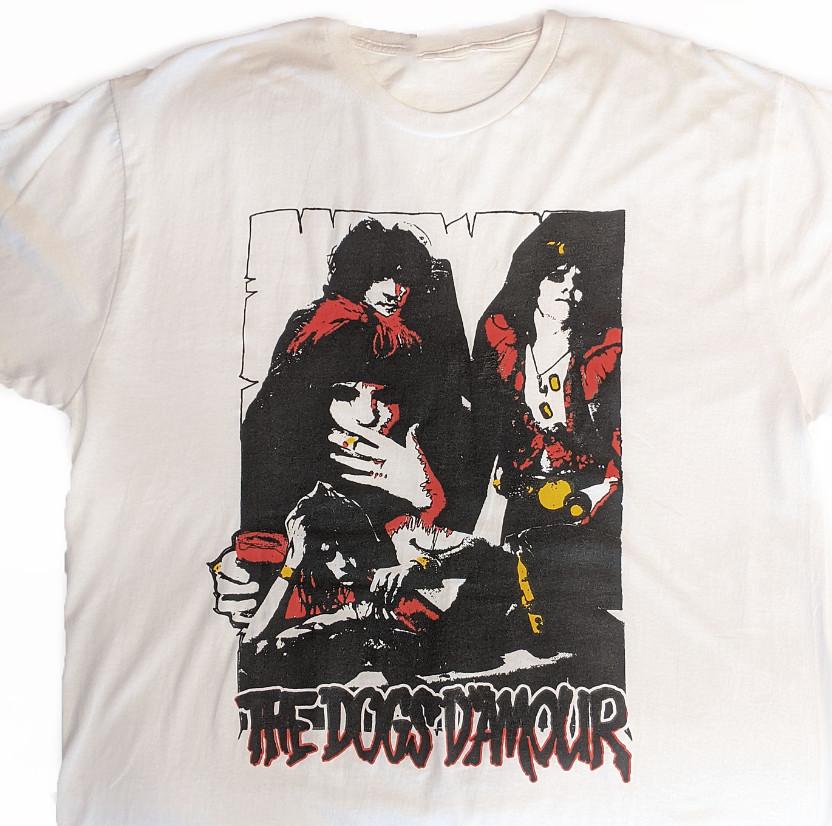 

The Dogs D Amour Band Heavy Cotton White Full Size Unisex Shirt XL