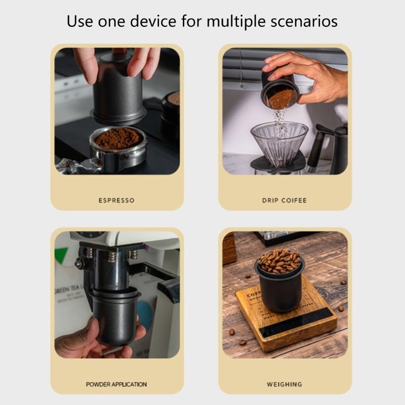 58mm Coffee Dosing Cup Espresso Coffee Dosing Cup Coffee Powder Feeder Part Coffee Grinder Powder Cup For Coffee