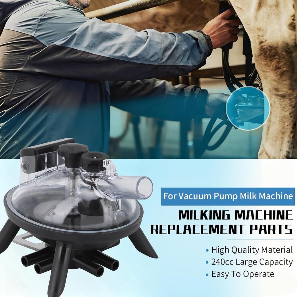 240cc Milking Claw For Cow Milking Machine - Replacement Milk Collector Accessory