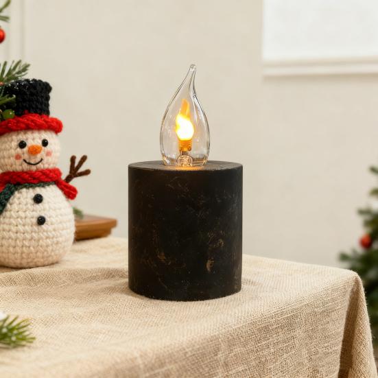 LED Flame Light Bulb E27 Flickering Flame Light Bulb Realistic Fires Effect Light Bulb for Indoor Outdoor Halloween Christmas Decoration