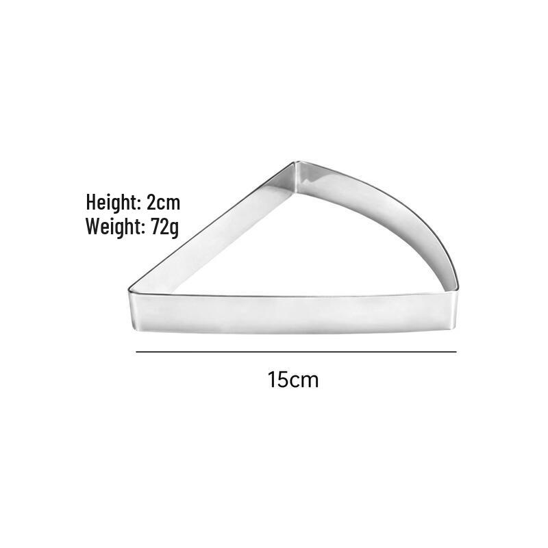MDNG 15cm Sector Mousse Ring Tart Mold Set