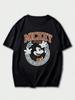 Disney Mickey Mouse Men's Casual Cartoon Print Short Sleeve T-Shirt Men Women T Shirt Cotton Tee Parent-Child Clothing 100-4XL