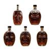 Pumpkin Wine Bottle with Human Face Creepy Cute Spooky Wine Bottle Unique Evil Smirks Fun Face Bottle for Halloween