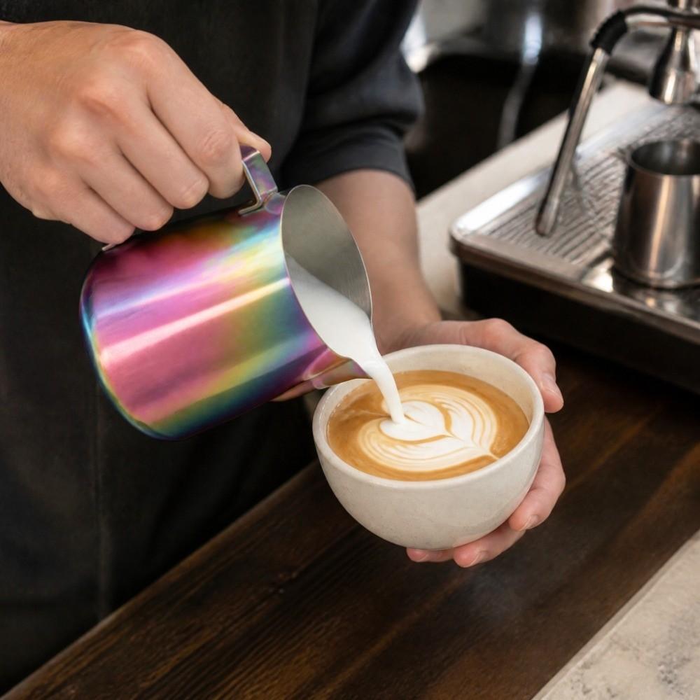 350ML Milk Frothing Pitcher 550ML Milk Jug Durable Milk Frothing Cup Cafe