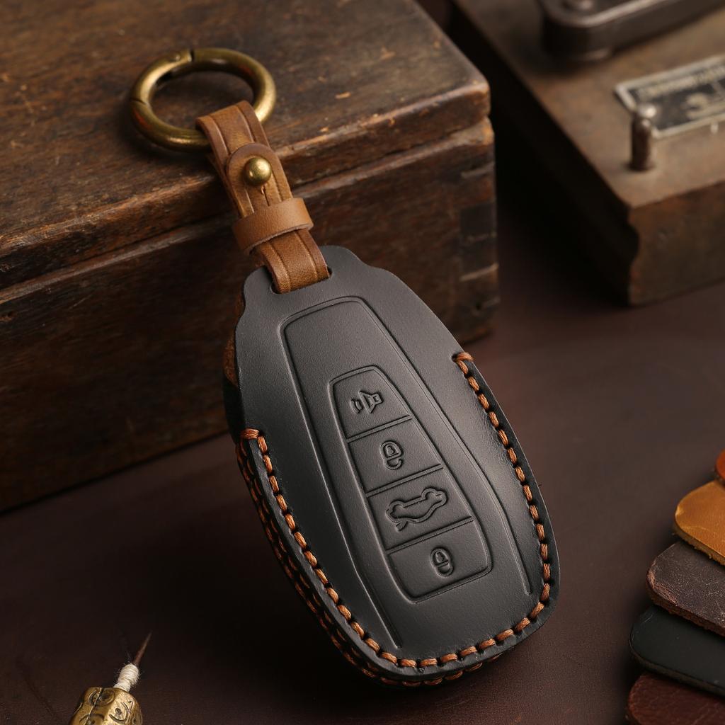 Car Key Bag For Geely Key Fob Cover Keychain for Geely Coolray 2024 X6 Emgrand Global Hawk GX7 Monjaro