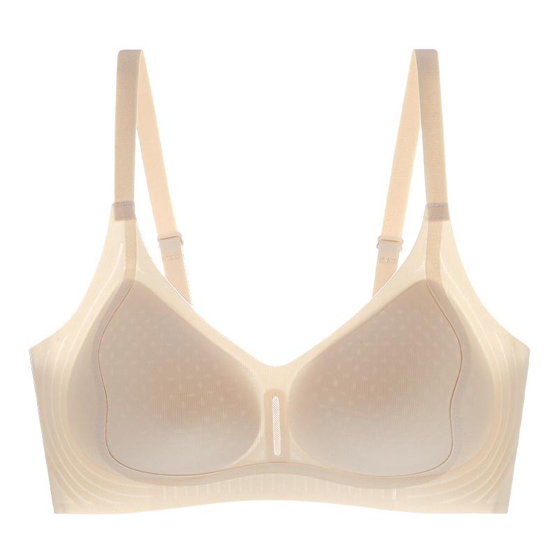 Traceless underwear, women's small breasts gather, soft support, lift and close secondary breasts, anti-sagging hole cup, bra cover.