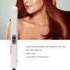 Ultrasonic Infrared Hair Straightener Cold Wave Hair Straighten Curling Iron (White )