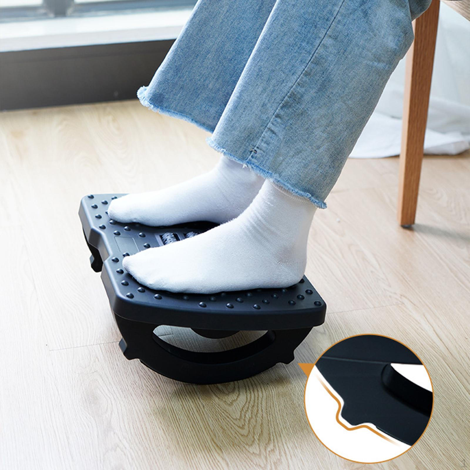 

under Desk Rocking Foot Rest Feet Support Versatile Non Slip Stand Portable Ergonomic Footstool чёрный