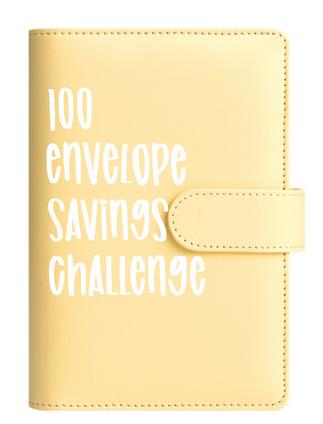 100 Envelope Challenge Binder Snadný a zábavný způsob, jak ušetřit Výzvy Binder Budget Binder s hotovostními obálkami