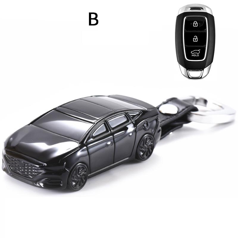 

Высококачественный брелок для ключей из АБС-пластика для Hyundai Elantra Tucson I40 I20 I10 IX35 IX45 Creta Santa Fe Solaris Model B