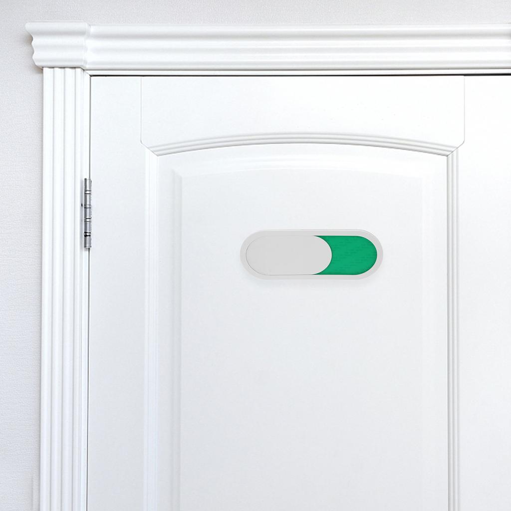 Conference Room Door Privacy Slider Sign Office Meeting in Progress Do Not Disturb Indicator Sturdy Construction Easy