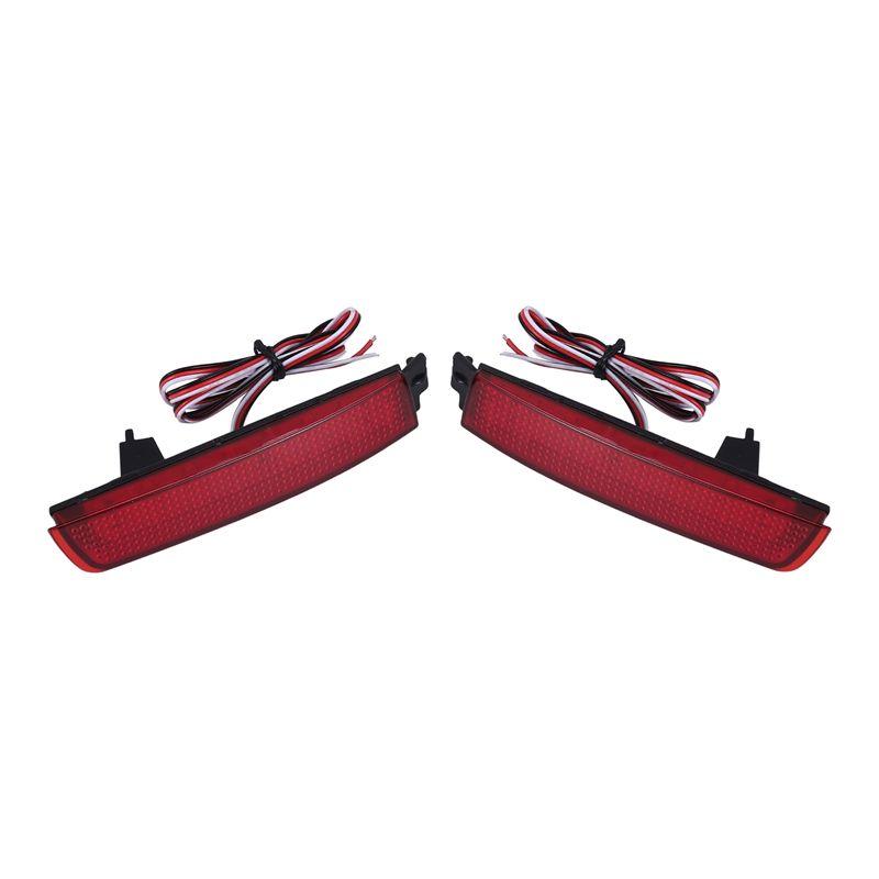 Well Red Lens Rear Bumper Reflector Lamp LED Tail Brake Light For Nissan Juke Murano Quest Sentra Infiniti FX35 265605C000