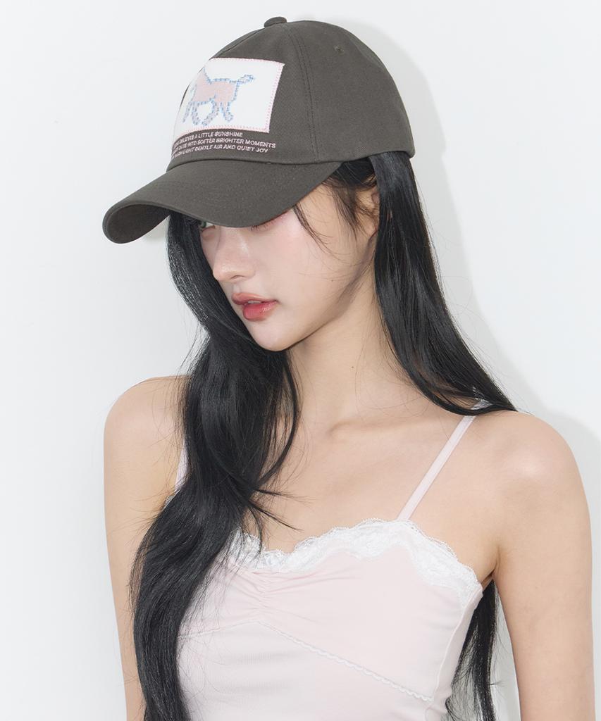 ILLIGO Pony Patch Ball Cap Charcoal
