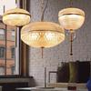 American Retro Crystal Pendant Light for Living and Dining Rooms