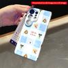 2DFlat Samsung phone case Cute Dog Faces Patchwork Phone Case Applicable to Galaxy S23 S24 S25ULTRA S26 A12 A14 A15 A16 A54 A55