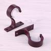 Curtain Bracket Rod Ceiling Brackets Rods Hook Hanger Walls Aluminum Alloy Double Hooks For