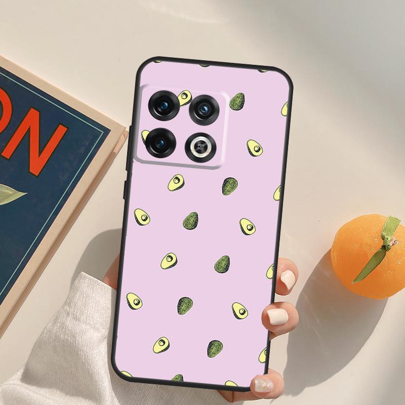 Avocado Pattern Case For OnePlus 13R 12R 10R 13T 10T 11 12 13 15 OnePlus Nord 5 CE 2 3 4 Lite N20 N30 Cover