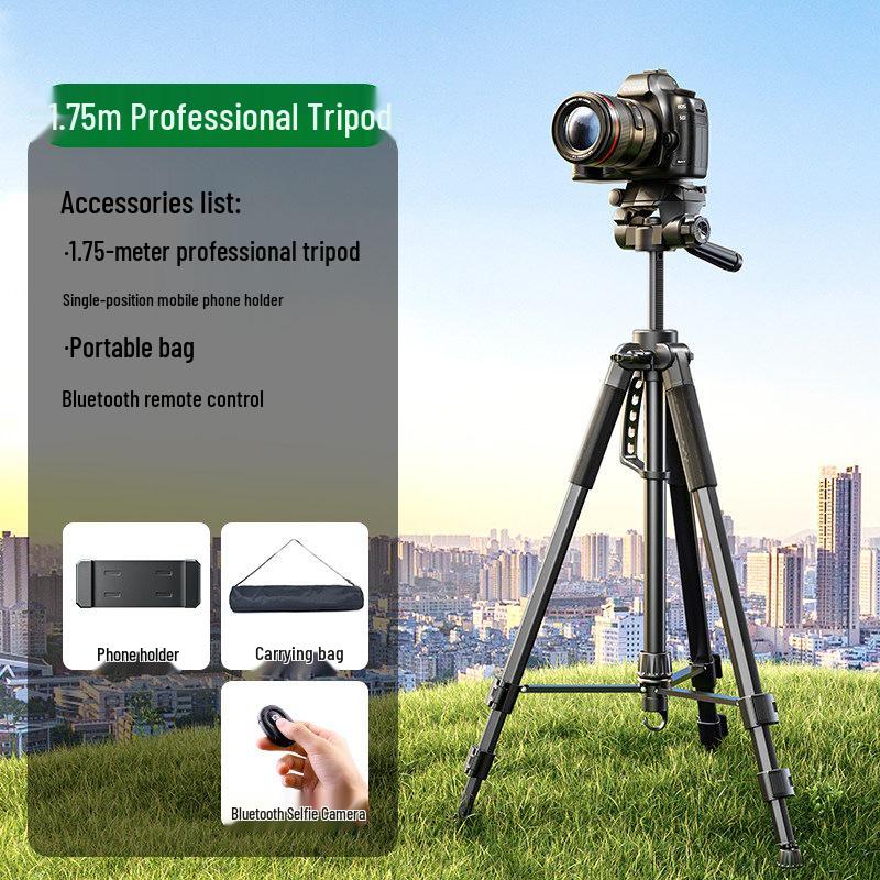 DSLR/Mirrorless Camera Tripod with Ball Head for Live Streaming and Photography Shoots
