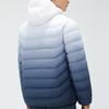Anta Gradient Zipper Hooded Warm Down Jacket Men Outerwear Pure-White 152347903-4
