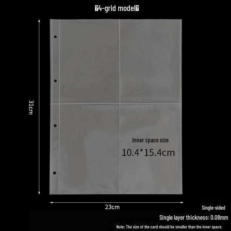Livro de coleção de moedas e selos Fire Paint com 15 páginas de recarga de folhas soltas para selos e emblemas