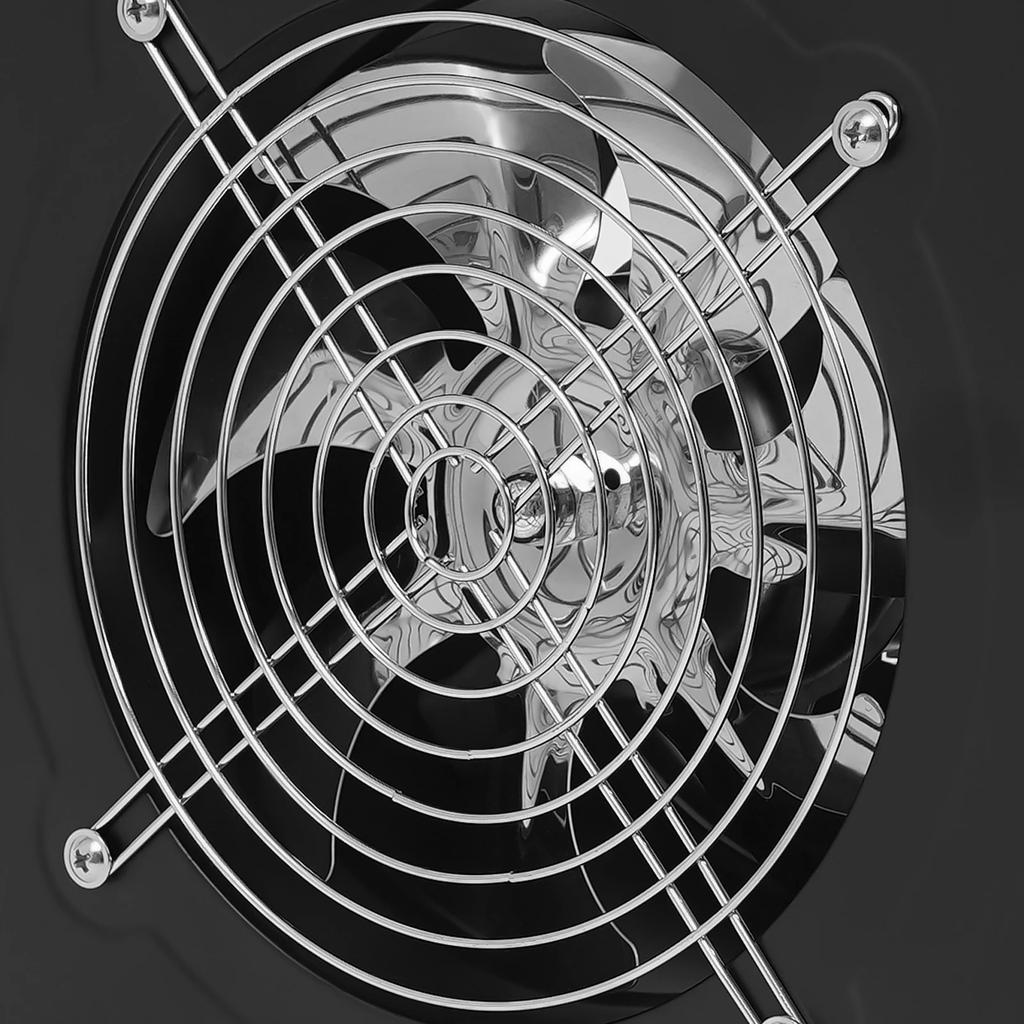 7 inch Portable Exhaust Fan, 50W Wall Mounted Ventilation Fan for Garage, Shops, Kitchen, Bathroom, Ceiling, Attic, Household