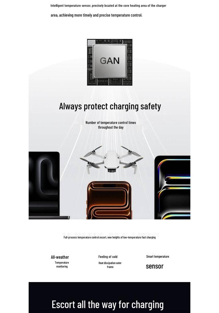 PISEN 205W Super Fast 3-Port Car Charger for Apple Devices with Cigarette Lighter Adapter