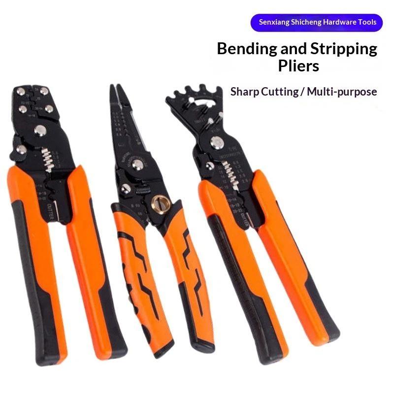 Wire Bending Device 1Pcs Multifunctional Tool for Folding Stripping Pliers Cable Work Electrical Repair