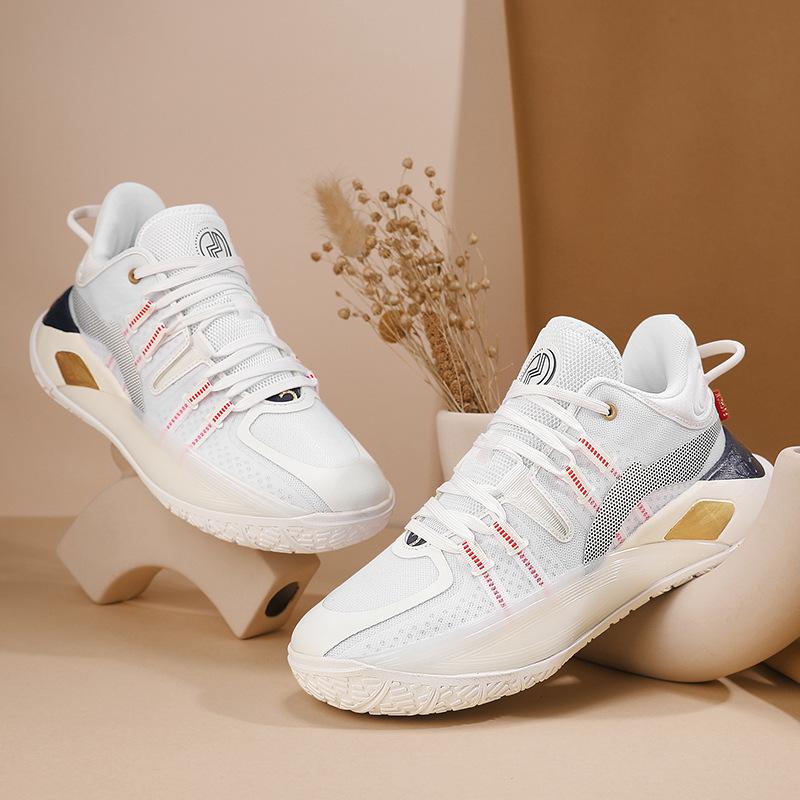 

flooractual basketballshoes for men and women, non-slip, shock absorption, wear-resistant, lightweight soft-soled sports shoes, high-top combat boots 45